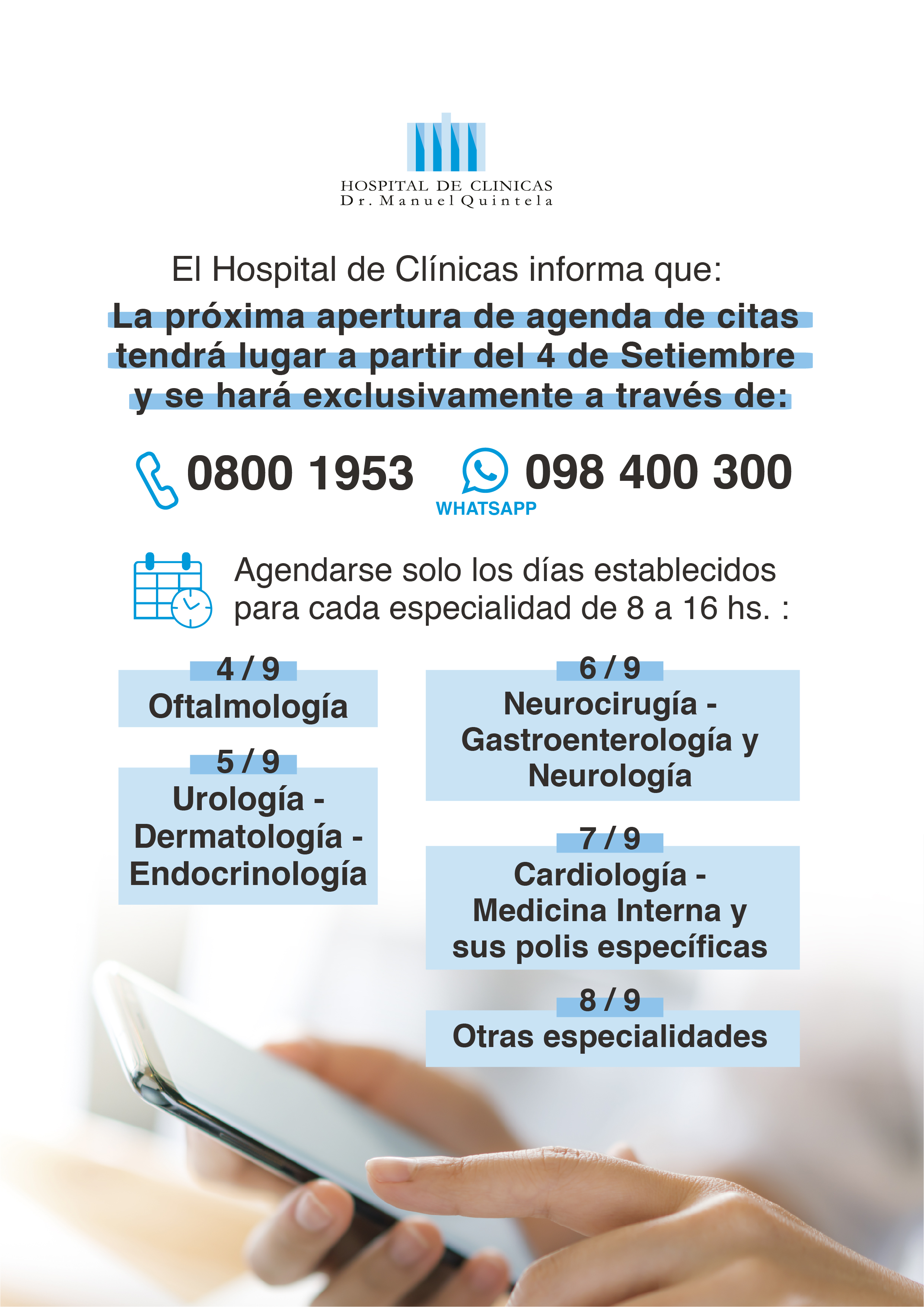 Agenda Setiembre HC