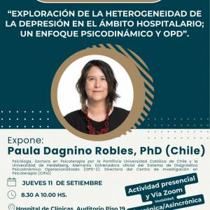 Jueves 11 de setiembre, Conferencia: 