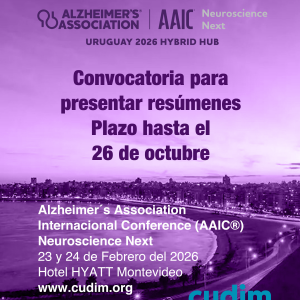 26 de octubre vence el plazo de la convocatoria para la presentación de resúmenes