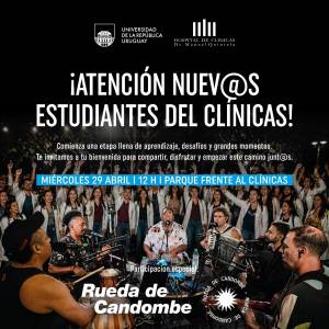 Miércoles 29 de abril: Bienvenida a los estudiantes 