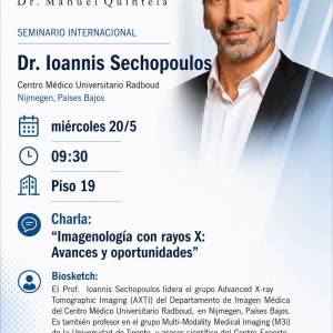 Miércoles 20 de mayo, charla: 