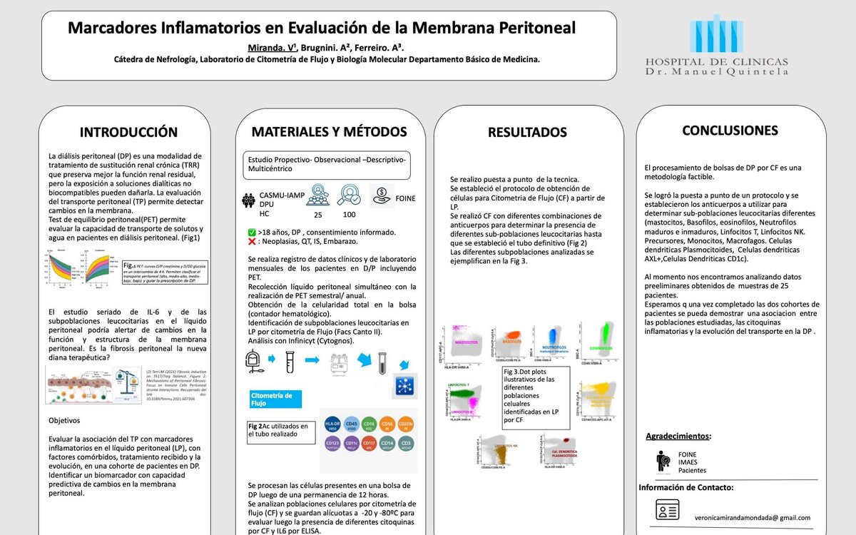 MARCADORES INFLAMATORIOS EN LA EVALUACION DE LA MEMBRANA PERITONEAL