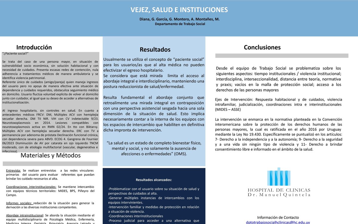 Vejez, salud e instituciones