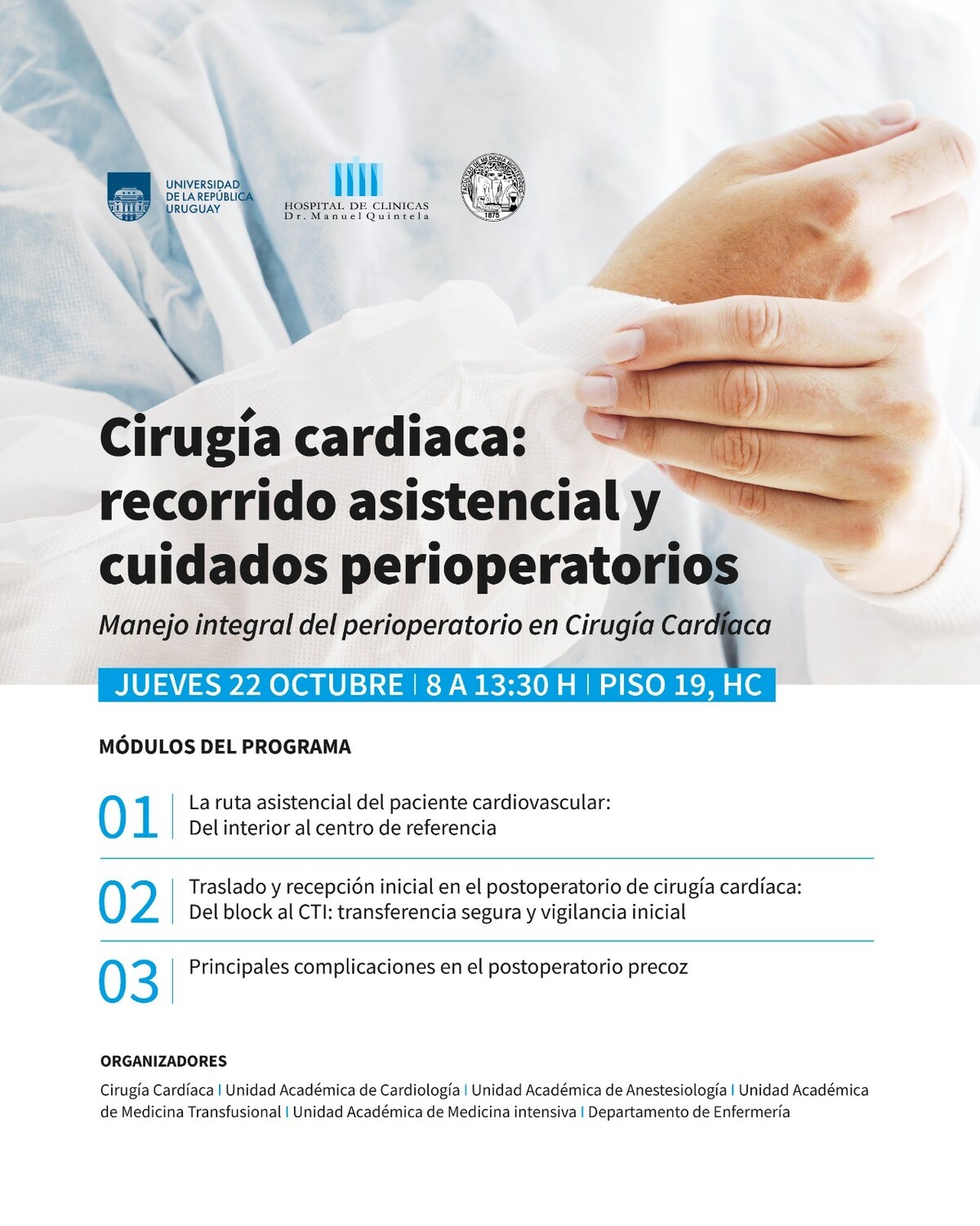 Cirugía cardíaca: recorrido asistencial y cuidados perioperatorios