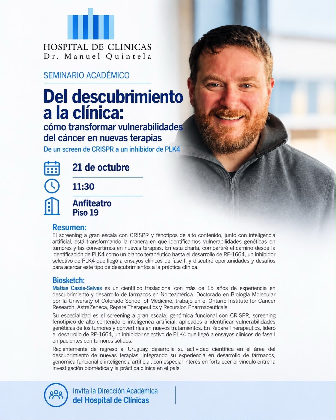 Seminario Académico: Del descubrimiento a la clínica