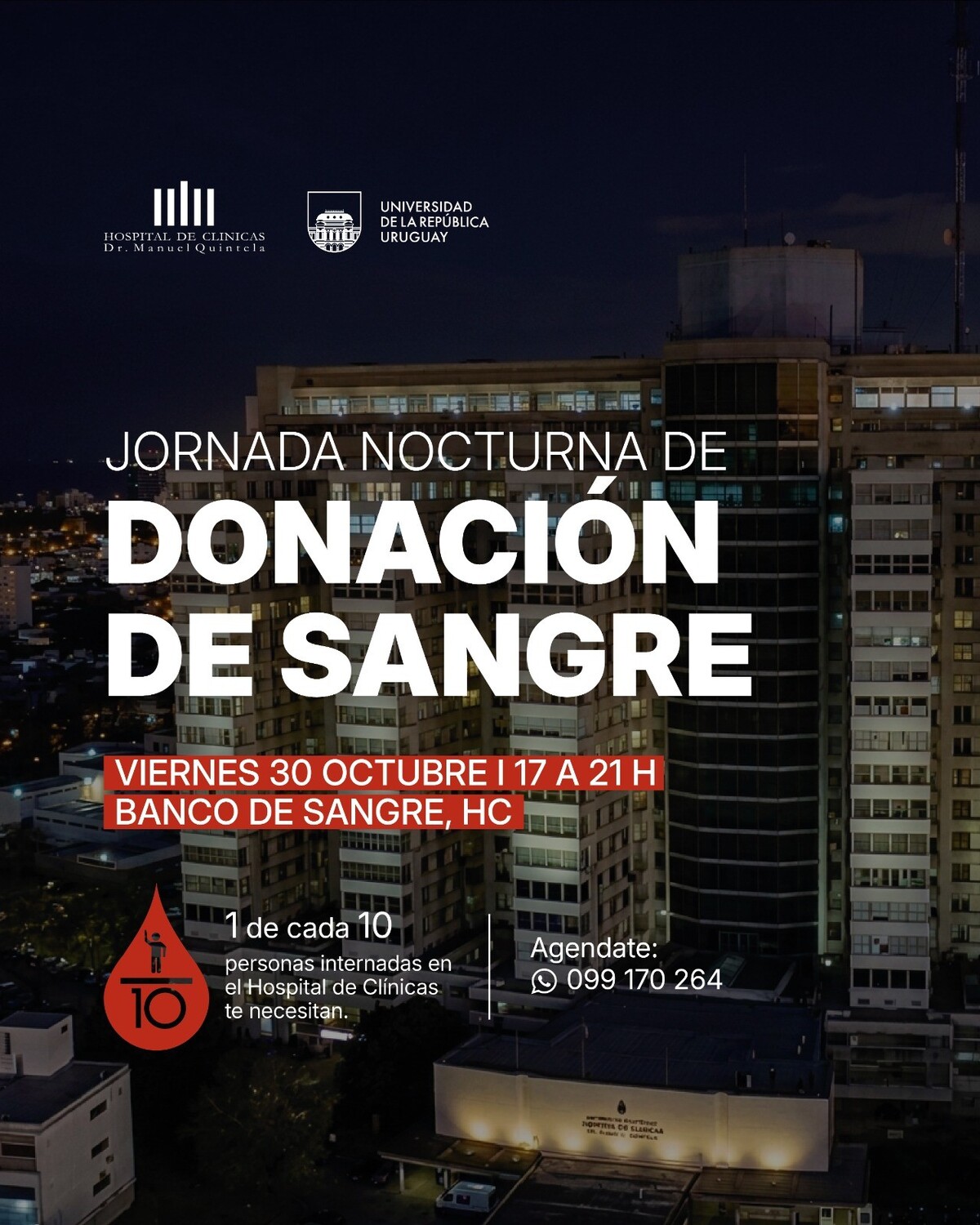 Jornada Nocturna de Donación de Sangre