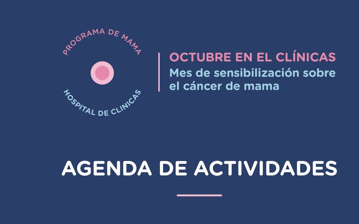 Agenda de actividades de Octubre en el Clínicas